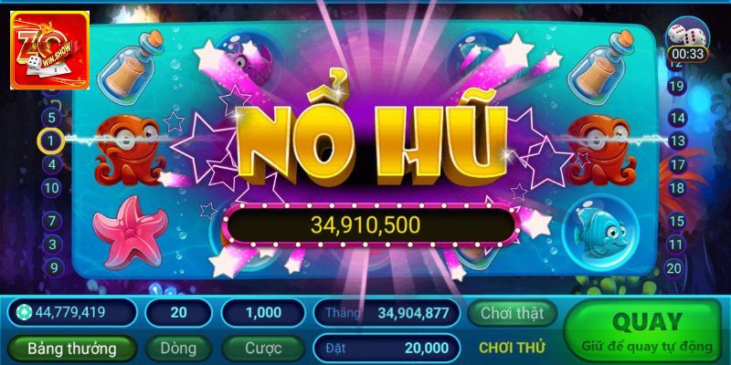 Nổ Hũ Trực Tuyến Zowin - Tựa Game Làm Giàu Nhanh Hấp Dẫn 