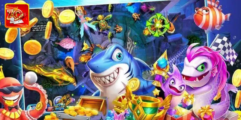 CQ9 Bắn Cá Zowin - Ngư Trường Với Vô Vàn Sinh Vật Biển 